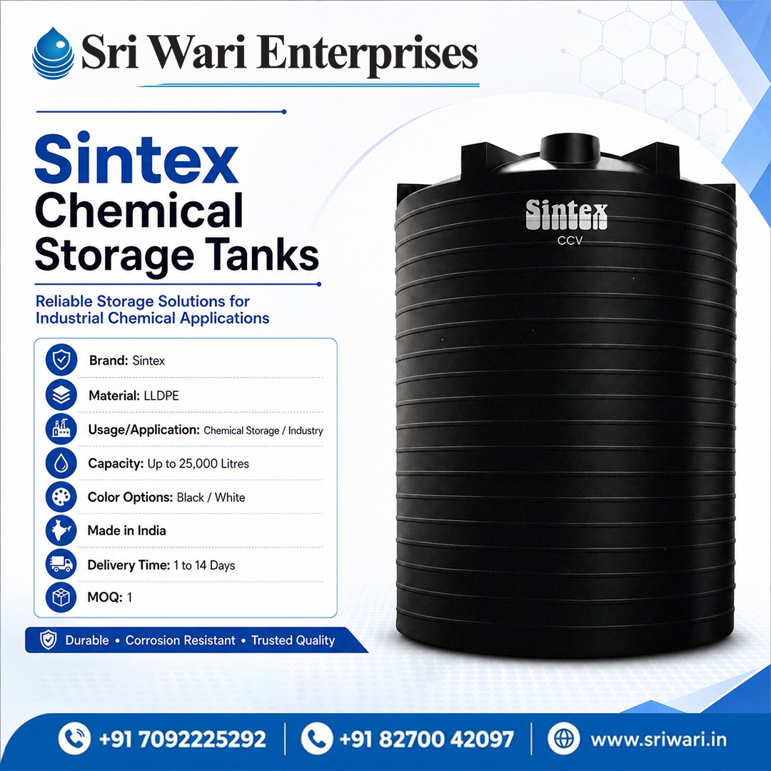 Sintex Chemical Storage Tank Suppliers in Kerala