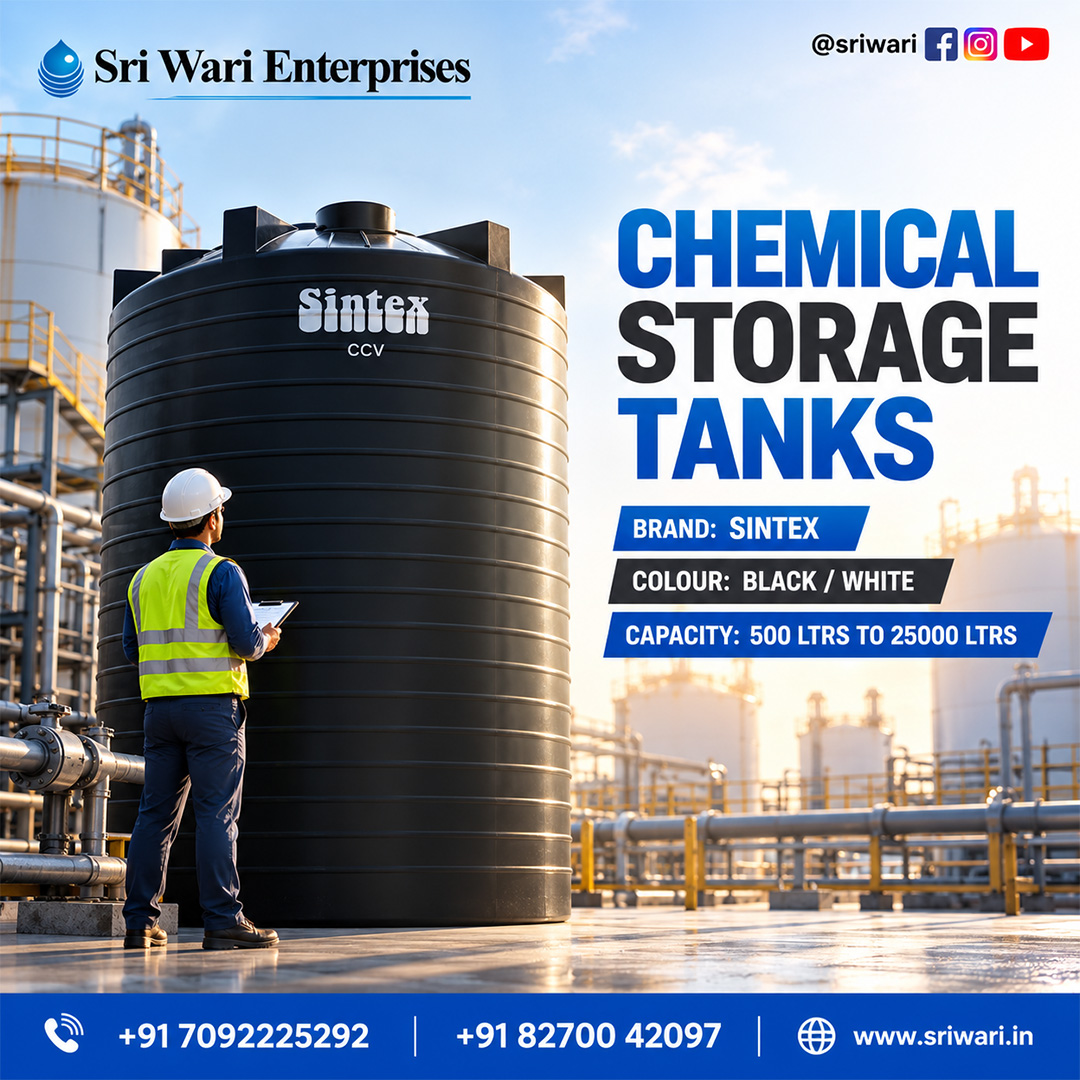 Sintex Chemical Storage Tank Wholesale Suppliers in Coimbatore